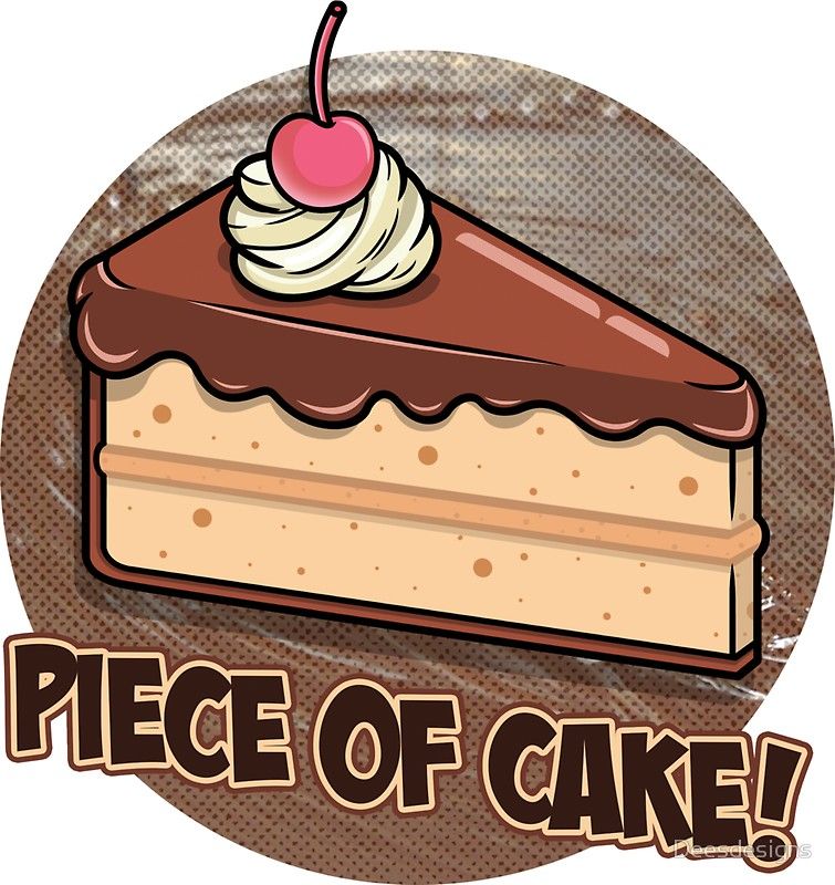 Você sabe o que significa a expressão A piece of cake? 🤔 ⠀ A tradução ao  pé da letra dela é Um pedaço de bolo, mas sendo usada como expressão  significa